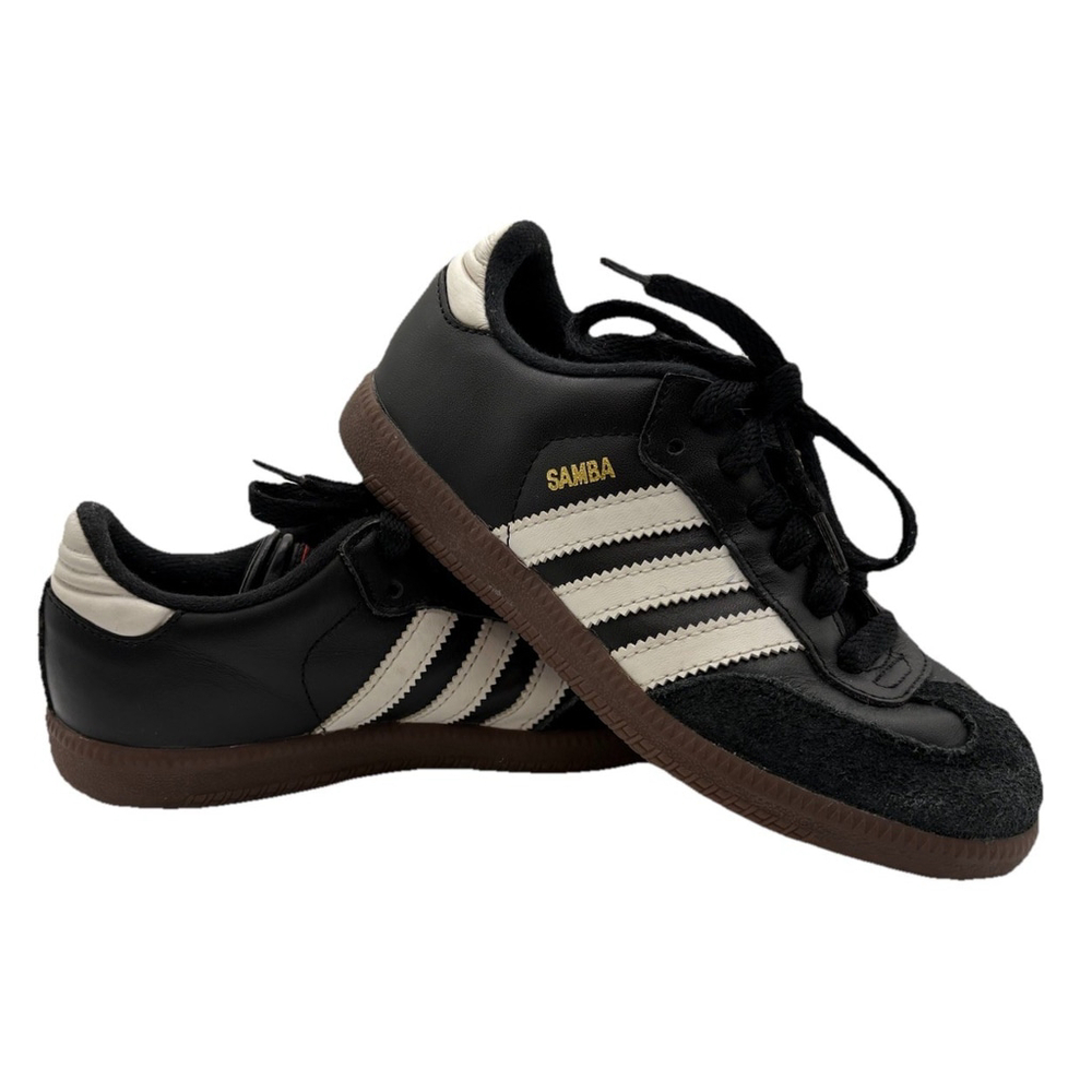Adidas Samba OG Black Sneakers Kids Size 1.5 - Picture 2 of 9
